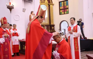 The episcopal consecration of Francis Cui Qingqi in Wuhan, China, Sept. 8, 2021. www.chinacatholic.cn.